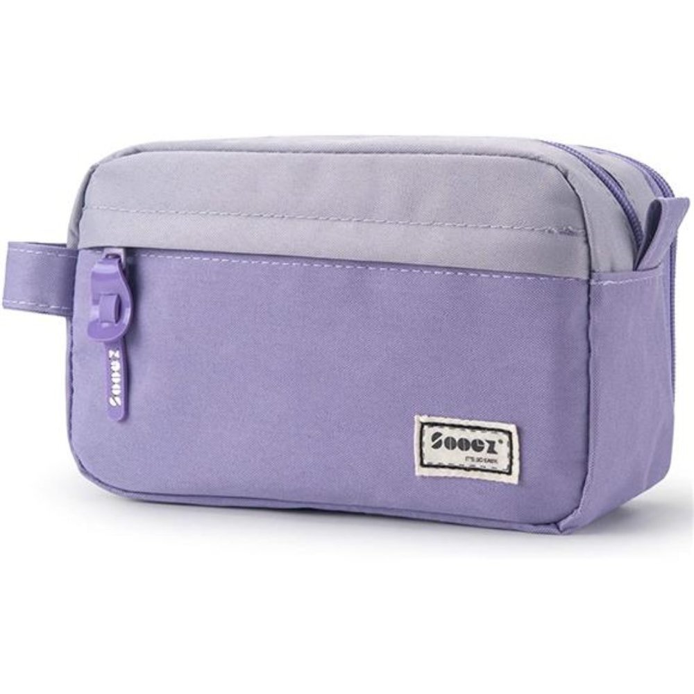 High Capacity Pen Case, Durable Pencil Bag Stationery Zipper Pouch, Portable
